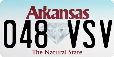 AR license plate 048VSV