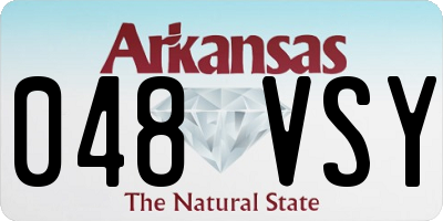 AR license plate 048VSY