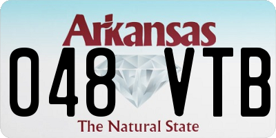 AR license plate 048VTB