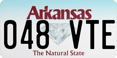 AR license plate 048VTE