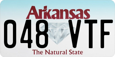 AR license plate 048VTF