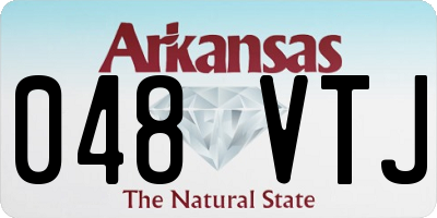 AR license plate 048VTJ