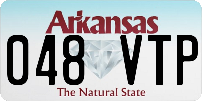 AR license plate 048VTP