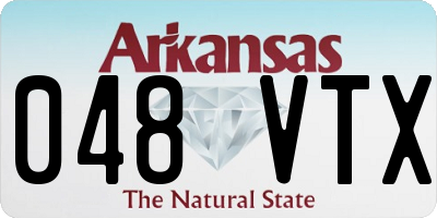 AR license plate 048VTX