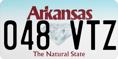 AR license plate 048VTZ