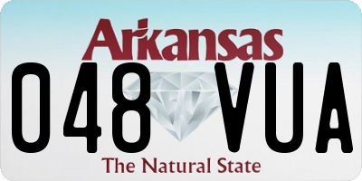 AR license plate 048VUA