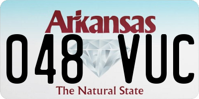 AR license plate 048VUC