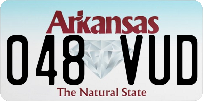 AR license plate 048VUD
