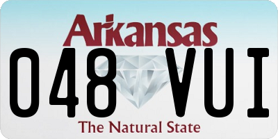 AR license plate 048VUI