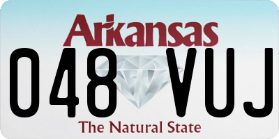 AR license plate 048VUJ