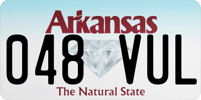 AR license plate 048VUL