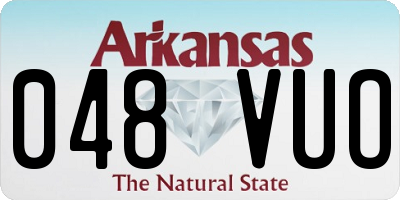AR license plate 048VUO