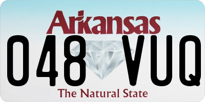 AR license plate 048VUQ