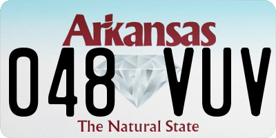 AR license plate 048VUV