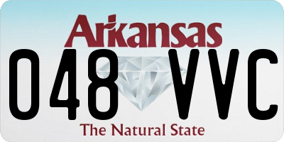 AR license plate 048VVC
