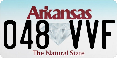 AR license plate 048VVF