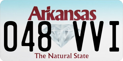 AR license plate 048VVI