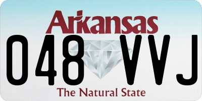 AR license plate 048VVJ