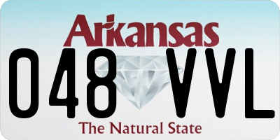 AR license plate 048VVL