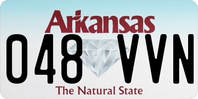 AR license plate 048VVN