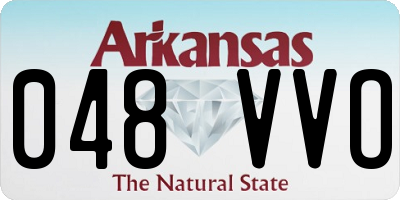 AR license plate 048VVO