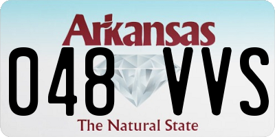 AR license plate 048VVS