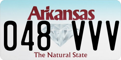 AR license plate 048VVV