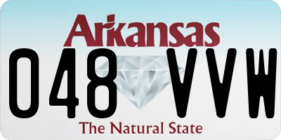 AR license plate 048VVW