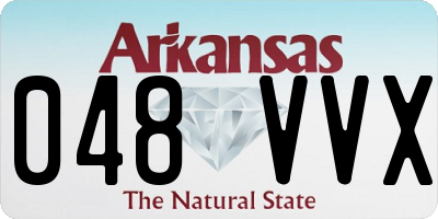 AR license plate 048VVX