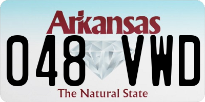 AR license plate 048VWD