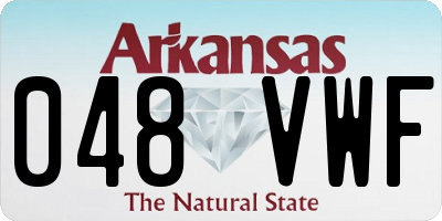 AR license plate 048VWF