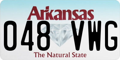 AR license plate 048VWG