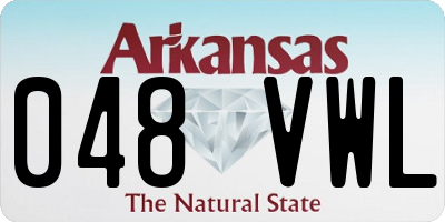 AR license plate 048VWL