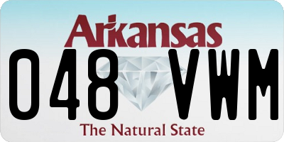 AR license plate 048VWM