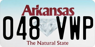 AR license plate 048VWP