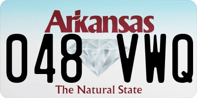 AR license plate 048VWQ