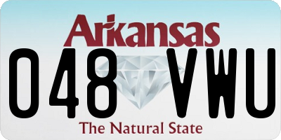 AR license plate 048VWU
