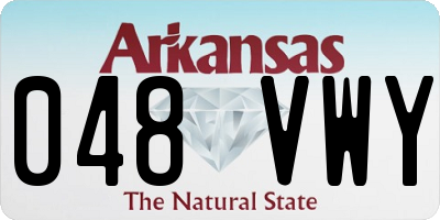 AR license plate 048VWY