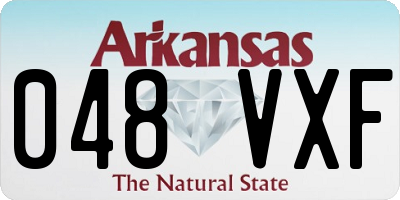 AR license plate 048VXF