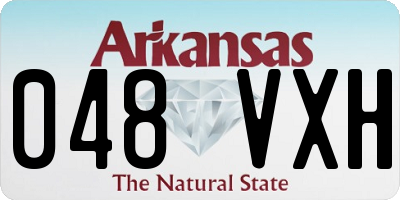 AR license plate 048VXH