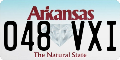 AR license plate 048VXI