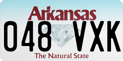 AR license plate 048VXK