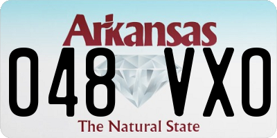 AR license plate 048VXO