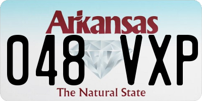 AR license plate 048VXP