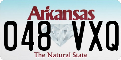 AR license plate 048VXQ