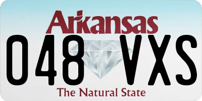 AR license plate 048VXS