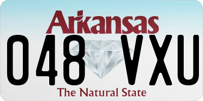AR license plate 048VXU