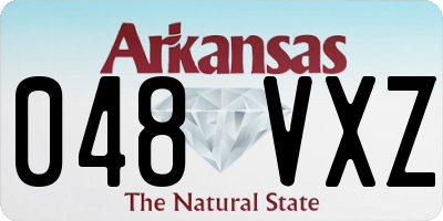 AR license plate 048VXZ