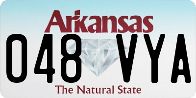 AR license plate 048VYA