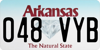 AR license plate 048VYB
